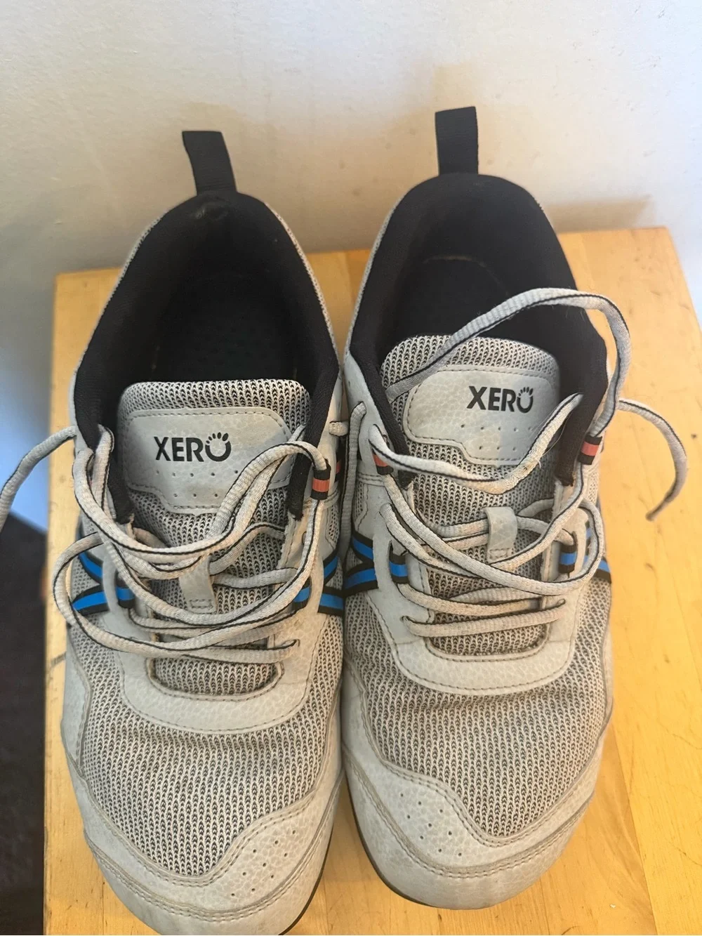 Xero Shoes Prio Barefoot Minimalist Training Shoes Gray Blue Men’s US 9 EU 42